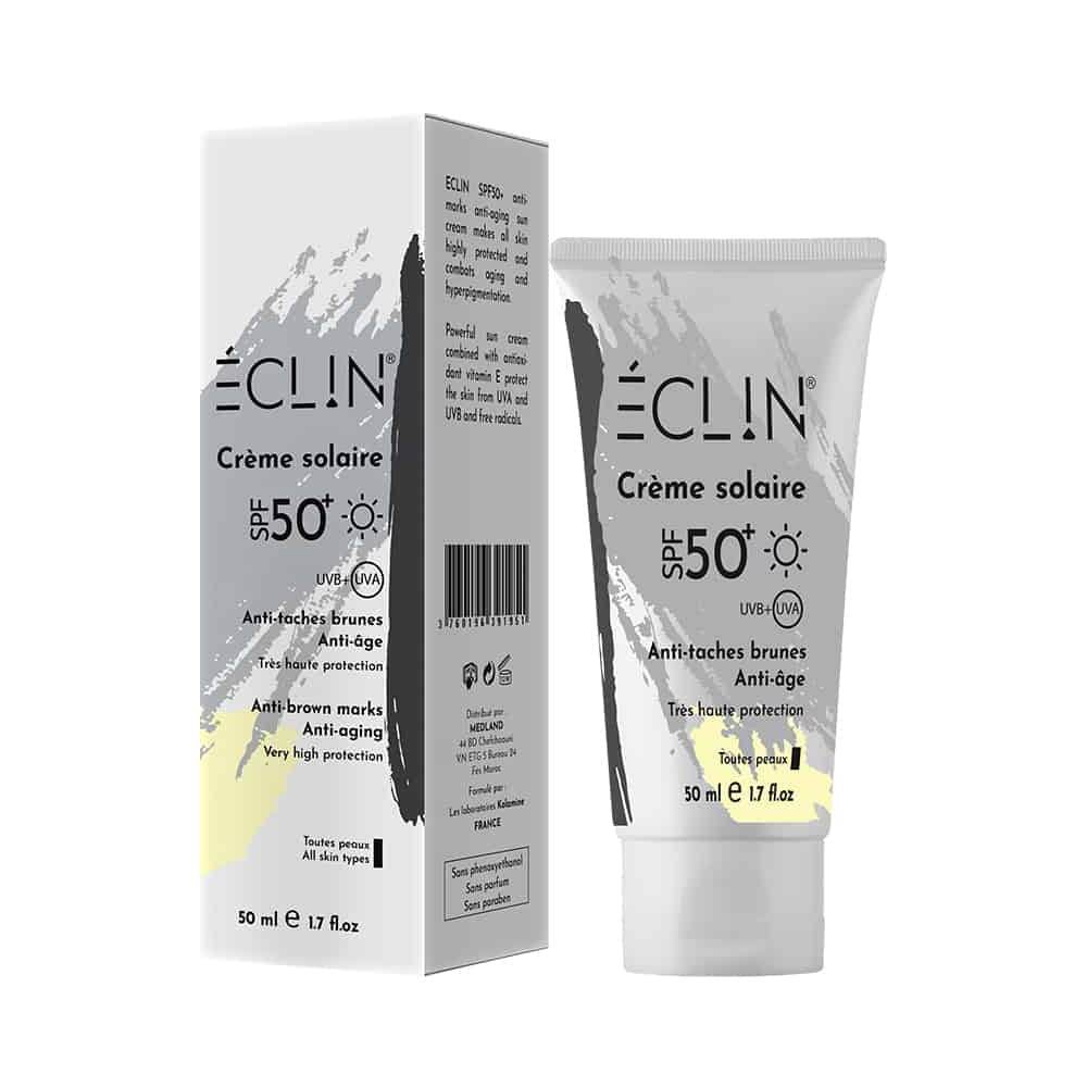 Eclin-Ecran-solaire-Anti-Tache-Anti-Age-SPF50_-50ml-nova-parapharmacie-maroc Eclin Ecran solaire Anti-Tâche Anti-Age SPF50+ 50ml – Image 1