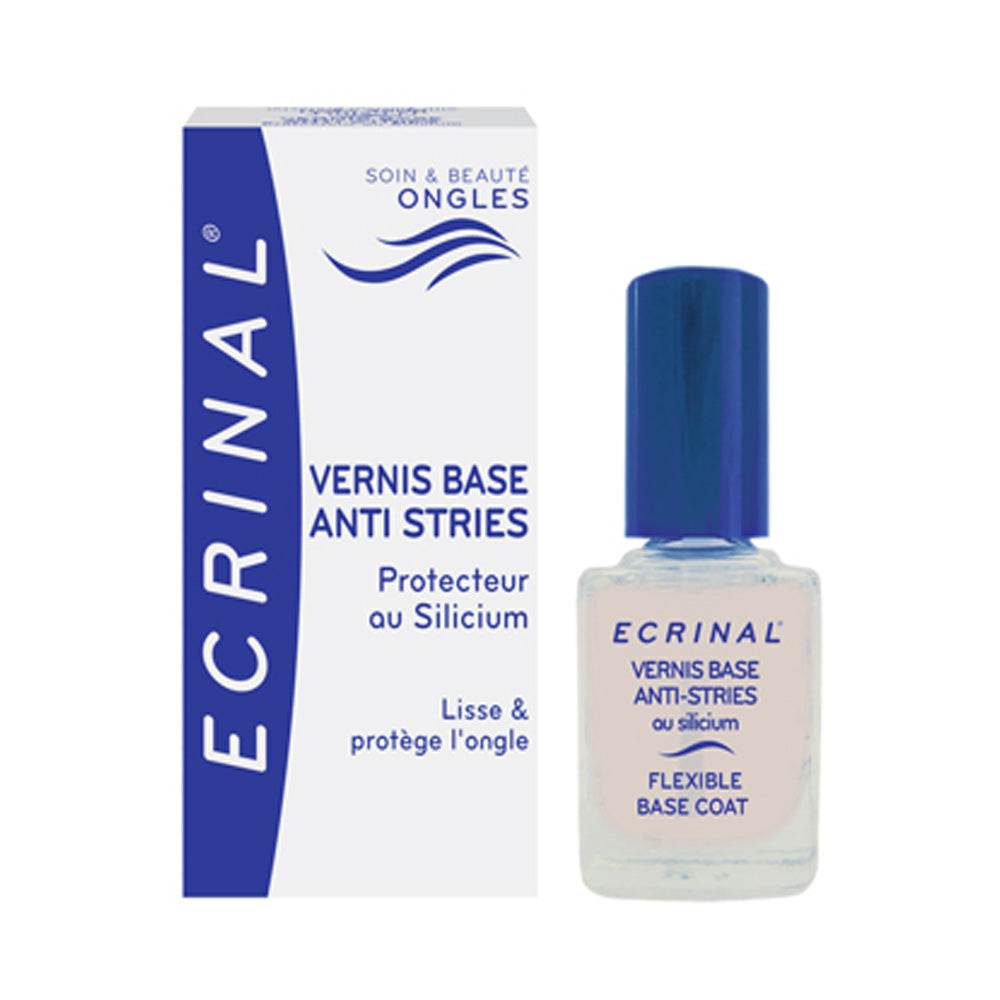Ecrinal-Vernis-Base-Anti-Stries-10ml-nova-parapharmacie-maroc-1 ECRINAL Vernis Base Anti-Stries 10ml Lissant Fortifiant Protecteur Ongles Striés – Image 1