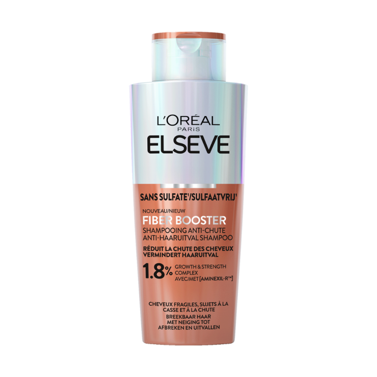 ELSEVE Fiber Booster Shampooing Anti-Chute 200ml Biotine Vitamine B5 Renforce Fibre Capillaire Réduit Chute - photo 2