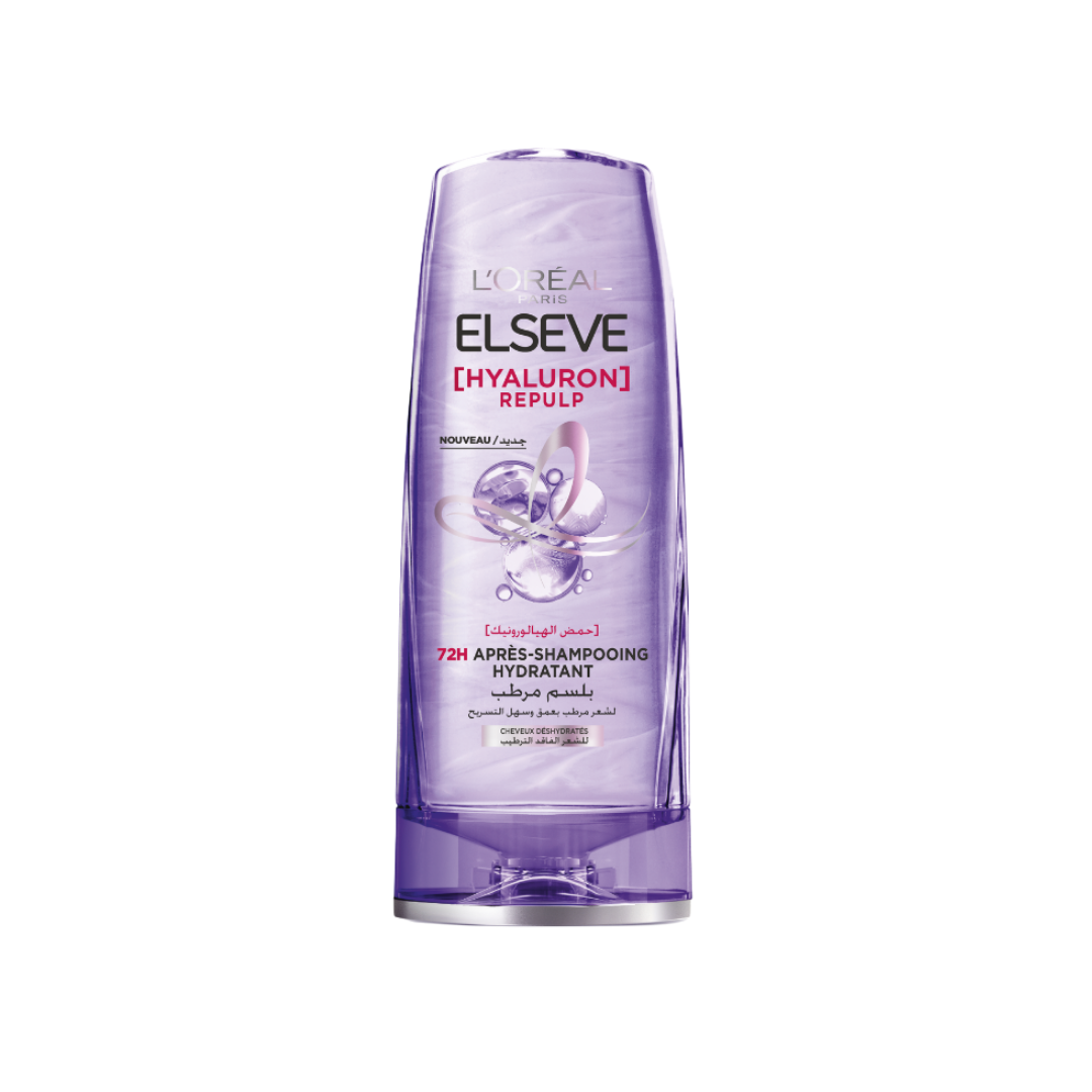 Elseve-Hyaluron-repulp-Apres-shamp-200mlva-para-pharmacie-maroc-prix-livraison ELSEVE Hyaluron Repulp Après-Shampooing 200ml Acide Hyaluronique Cheveux Déshydratés Repulpés Brillance – Image 1