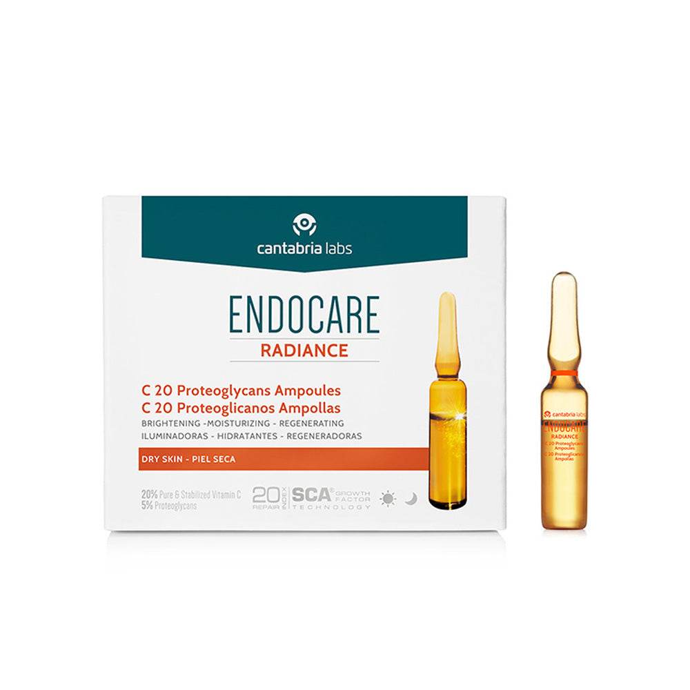 Endocare-C20-Radiance-Ampoules-nova-para-Maroc Endocare C20 Radiance Ampoules 30*2ml – Image 1