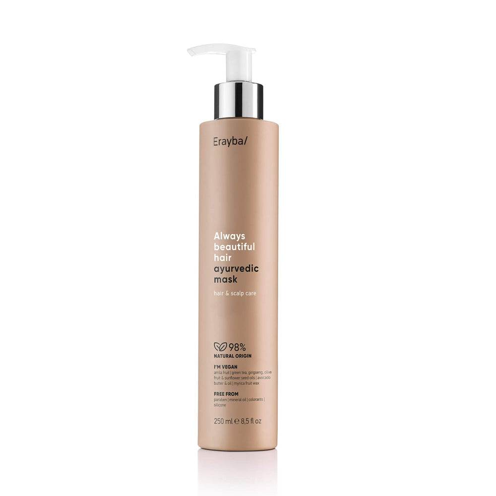 Erayba-Abh-Ayurvedic-Mask-250ml-prix-maroc-parapharmacie-casablanca ERAYBA ABH Ayurvedic Mask - Masque Ayurvédique Naturel Tous Cheveux 250ml – Image 1