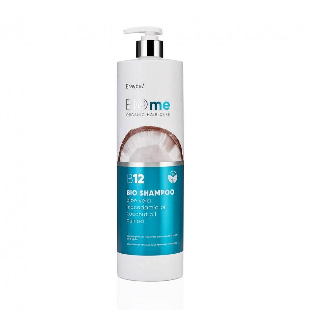 Erayba-Biome-B12-Bio-Shampooing-1L-prix-maroc-parapharmacie-casablanca-1 ERAYBA Biome B12 Bio Shampooing - Shampooing Naturel Format Salon 1000ml – Image 1