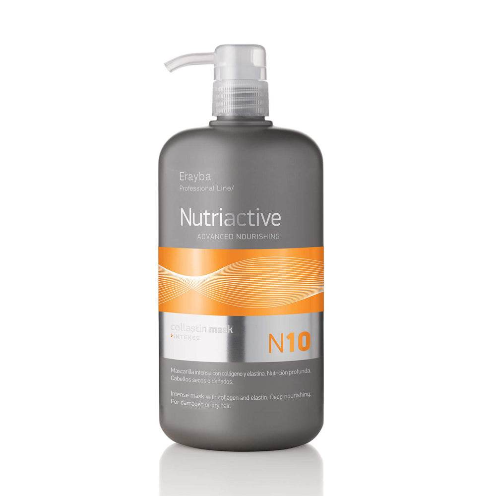Erayba-Nutriactive-N10-Collastin-Mask-1000ml-prix-maroc-parapharmacie-casablanca ERAYBA Nutriactive N10 Collastin Mask - Masque Intensif Collagène Élastine Format Salon 1000ml – Image 1