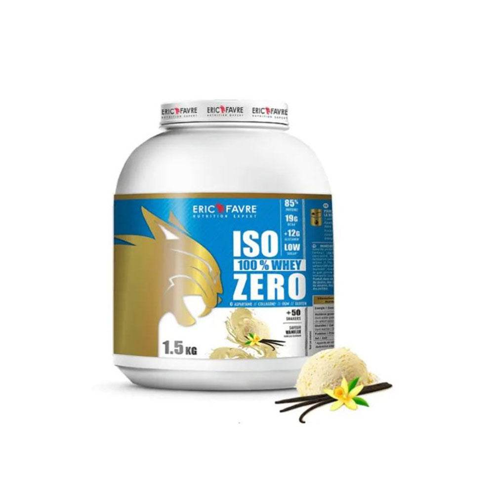 Eric-Favre-Iso-Whey-Zero-Vanille-Intense-1.5kg-Parapharmacie-Casablanaca-Maroc-Prix Eric Favre Iso Whey Zero Vanille Intense 1.5 kg – Image 1