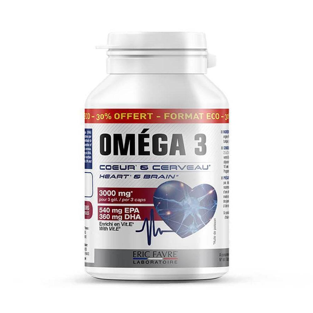 Eric-Favre-Omega-3-Coeur-et-cerveau-3000-mg-60-capsules-nova-parapharmacie-casablanca-2 Eric Favre Omega 3 Cœur et cerveau 3000 mg 60 capsules – Image 1