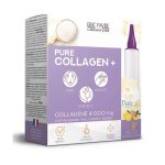 ERIC FAVRE Pure Collagen + 10 Shots 15ml Saveur Pêche Citron Collagène Marin Hydrolysé Acide Hyaluronique Beauté Nomade