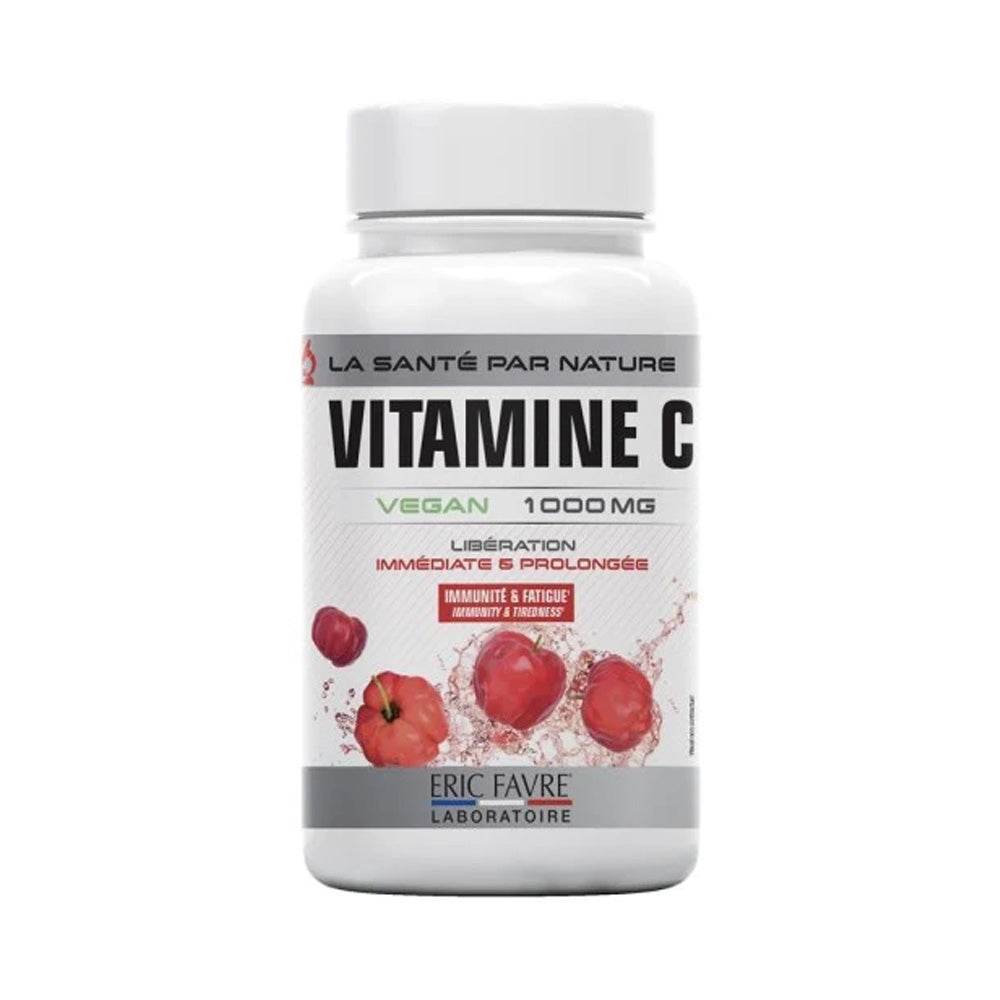 Eric-Favre-Vitamine-C-Vegan-1000-mg-100-Comprimes-nova-parapharmacie-casablanca Eric Favre Vitamine C Vegan 1000 mg 100 Comprimés – Image 1