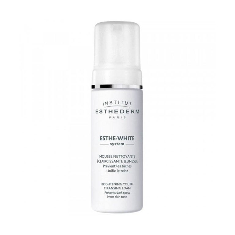 ESTHEDERM Esthe-White Mousse Nettoyante Éclaircissante Jeunesse Anti-Taches 150ml Éclat Unifié Prévention - photo 2