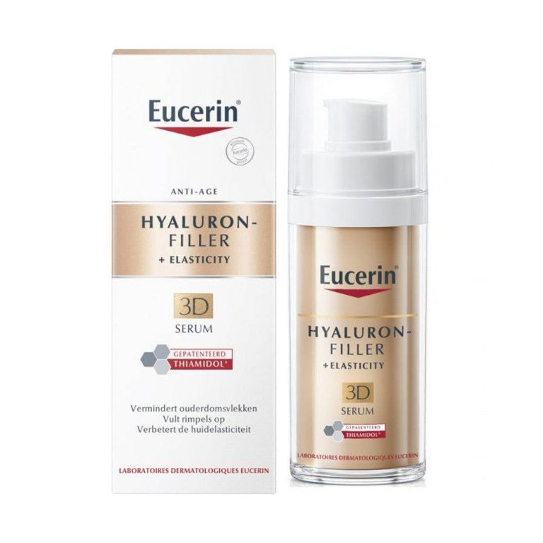 EUCERIN HYALURON-FILLER + ELASTICITY 3D Sérum 30ml Anti-Âge Concentré Technologie Tridimensionnelle Acide Hyaluronique