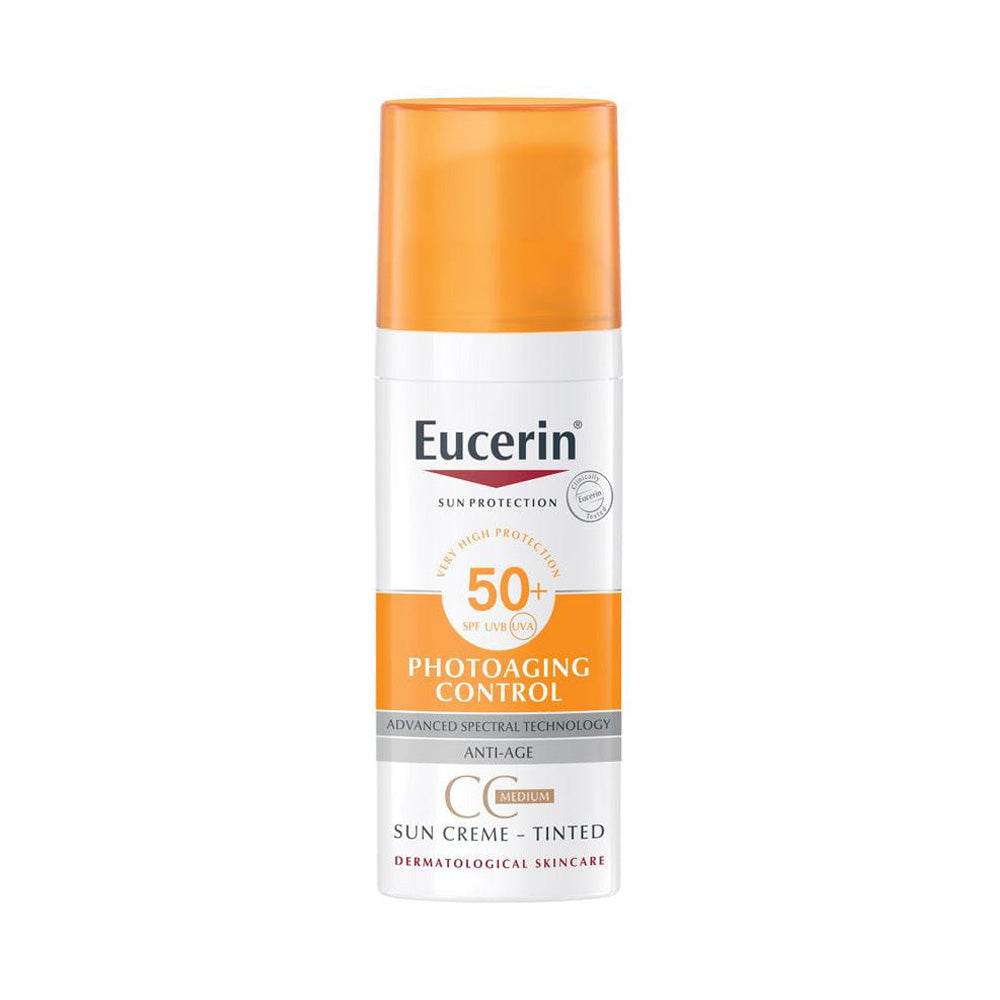 Eucerin-Sun-PROTECTION-Control-Fluide-Solaire-SPF50_-50ml-nova-parapharmacie-casablanca EUCERIN Sun PROTECTION Control Fluide Solaire SPF50+ Medium 50ml Naturelle Anti-Brillance Matité 12h Peaux Mates – Image 1