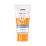 EUCERIN Sun PROTECTION SPF50+ Sensitive Protect Crème Solaire 50ml Très Haute Protection UVA/UVB Peaux Sensibles
