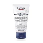EUCERIN UreaRepair PLUS Crème Mains 5% Urée 75ml Soin Intensif Mains Sèches Abîmées Hydratation 24h Protection Réparation