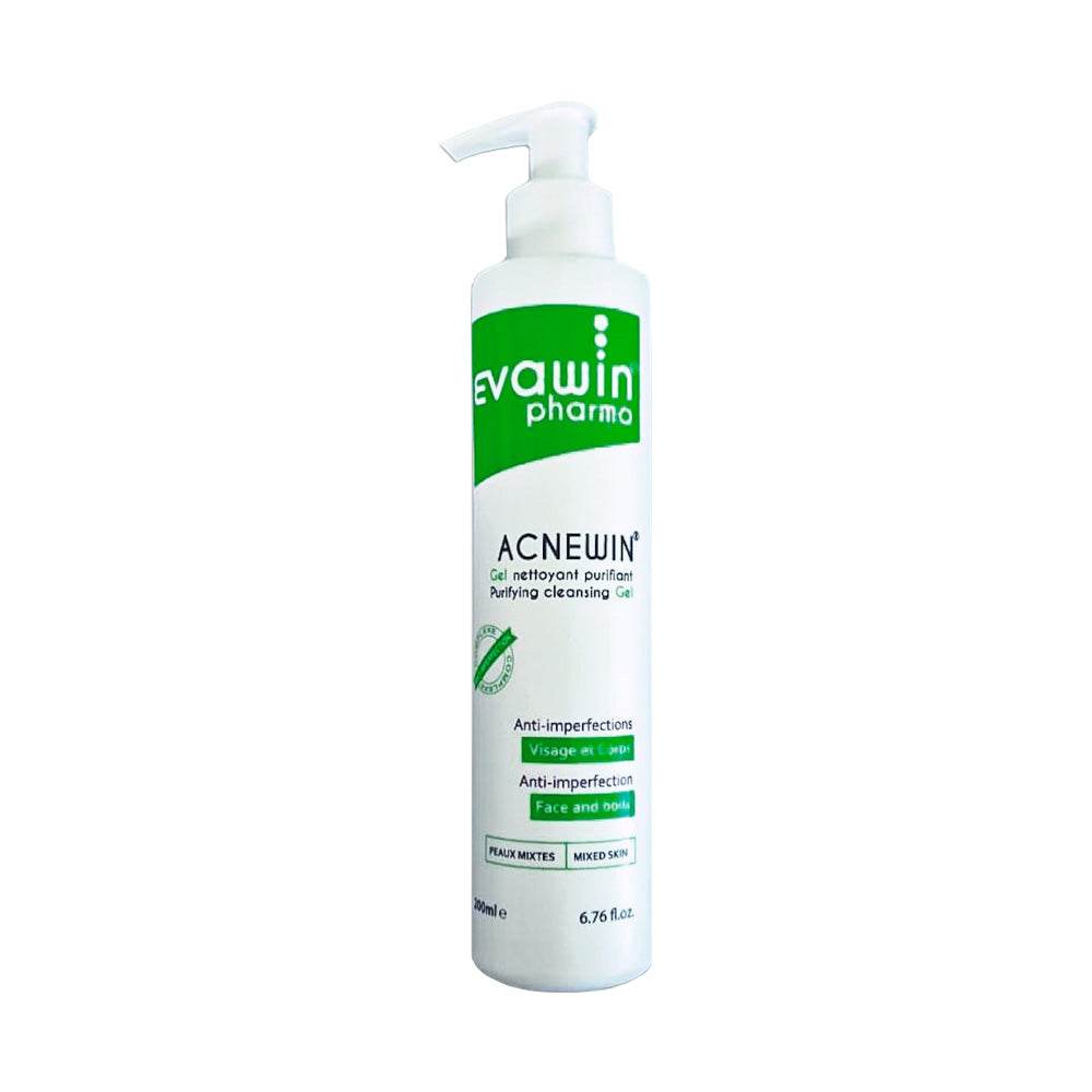 Evawin-Pharma-Acnewin-Gel-Nettoyant-Purifiant-200ml-Nova-Parapharamacie-Maroc EVAWIN ACNEWIN Gel Nettoyant Purifiant 200ml – Image 1