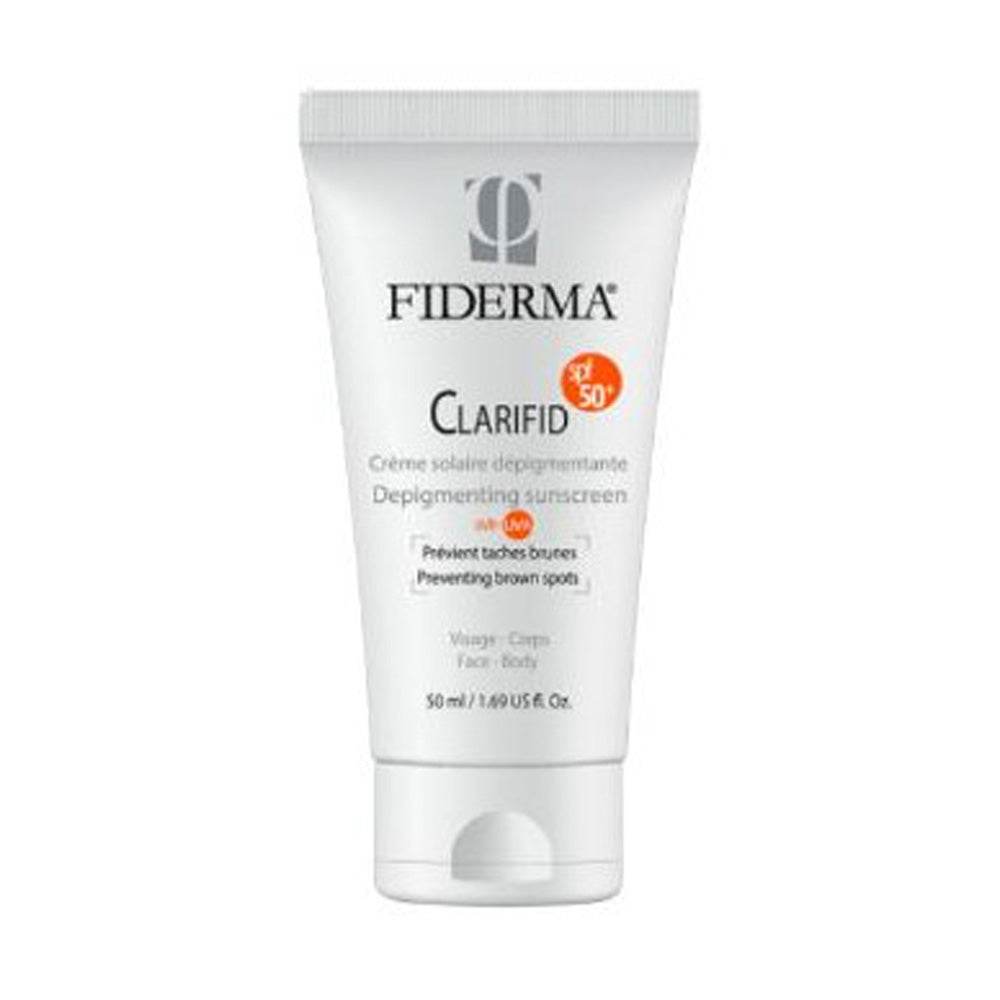 Fiderma-Clarifid-Ecran-Solaire-Depigmentante-SPF-50_-50ml-prix-maroc-parapharmacie-casablabca Fiderma Clarifid Ecran Solaire Dépigmentante SPF 50+ 50ml – Image 1