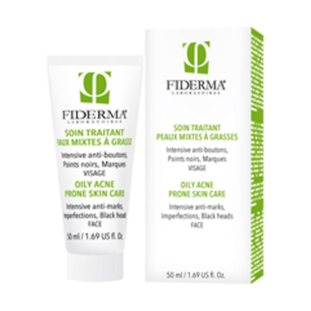 Fiderma-Soin-Traitant-Peaux-Mixtes-a-Grasses-50ml-nova-prapharmacie-maroc Fiderma Soin Traitant Peaux Mixtes à Grasses 50ml – Image 1
