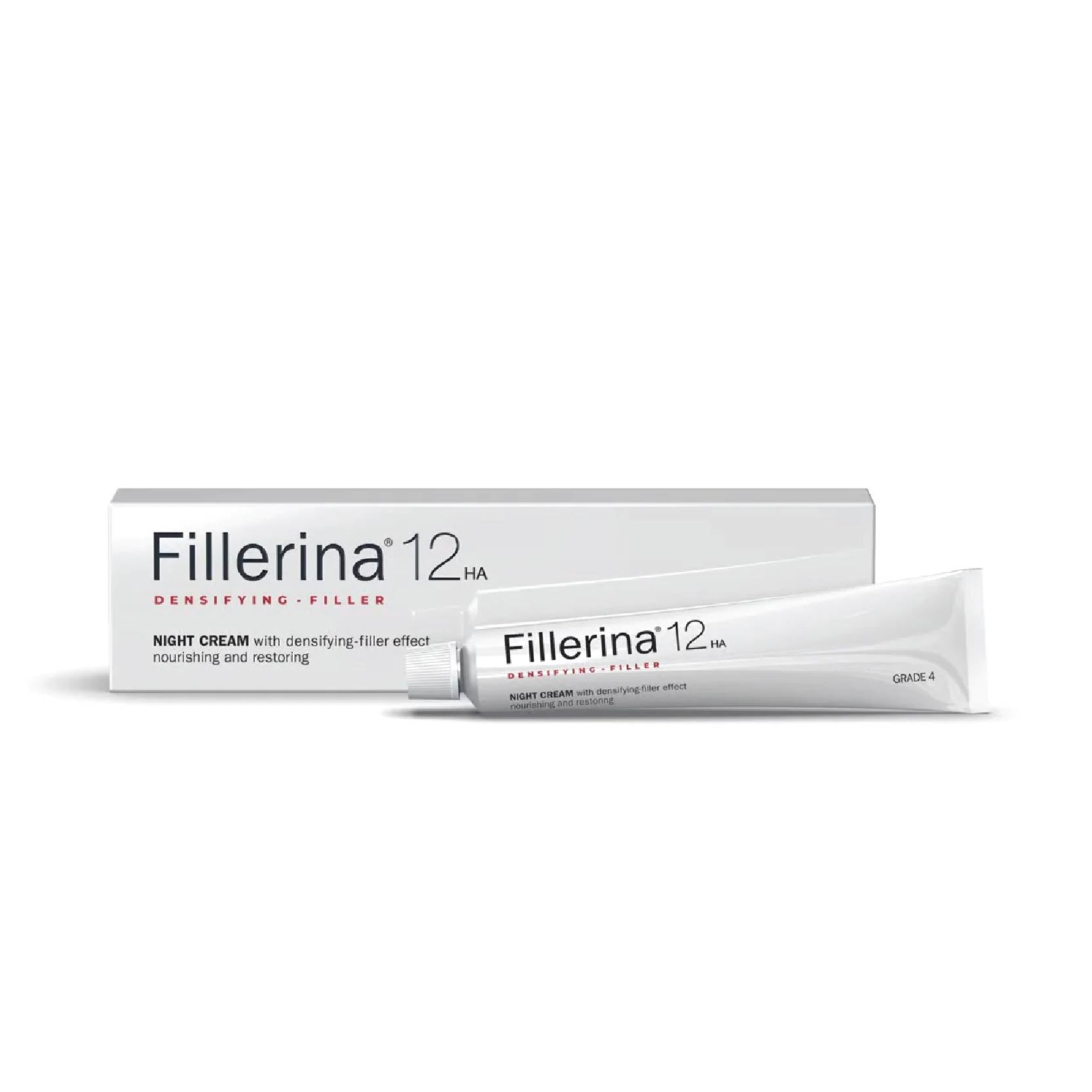 Fillerina-12HA-Night-cream-grade-4-115-nova-para-pharmacie-maroc-prix-livraison-1 FILLERINA 12HA Densifying-Filler Night Cream Grade 4 50ml Crème Nuit Anti-Âge Repulpante Acide Hyaluronique – Image 1