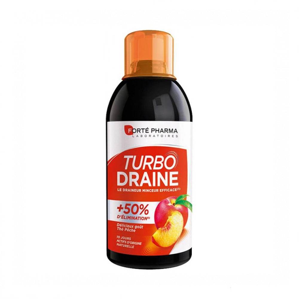 Forte-Pharma-TurboDraine-Minceur-Peche-500ml-nova-parapharmacie-casablanca Forté Pharma TurboDraine Minceur Pèche 500ml – Image 1