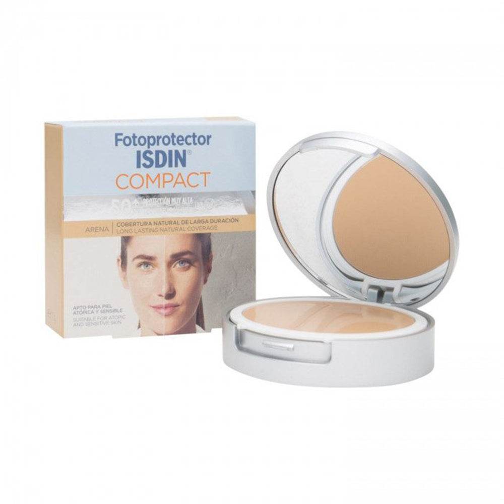 Fotoprotector-Compact-Arena-Spf50_10g-Parapharmacie-Casablanca-Maroc-PrixNovaPara-2 ISDIN Fotoprotector Compact Arena SPF50+ 10g - Maquillage Compact Protection Solaire - photo 3