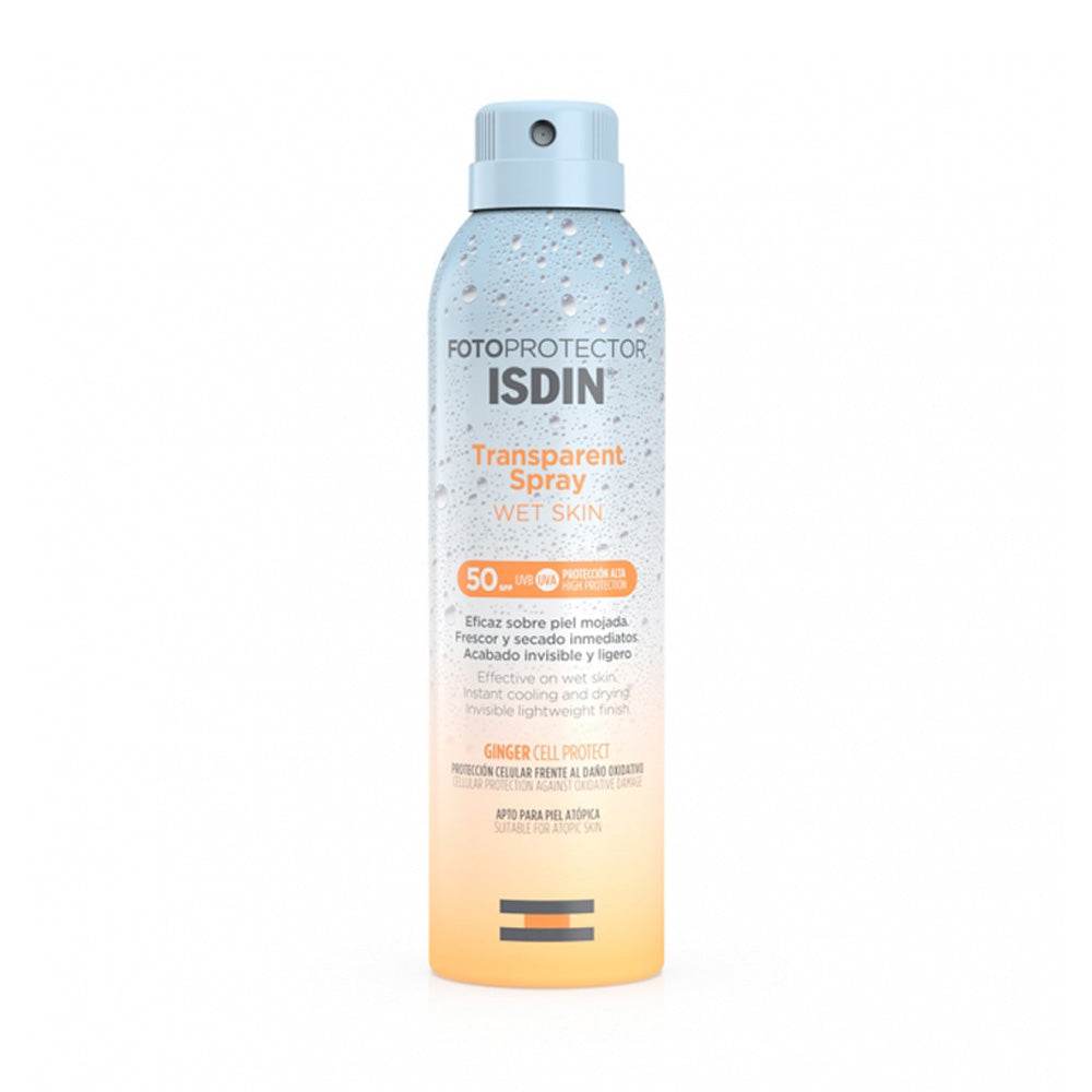 Fotoprotector-ISDIN-Trasparent-Spray-Wet-Skin-SPF50-250ml-Nova-parapharmacie-Maroc Fotoprotector ISDIN Trasparent Spray Wet Skin SPF50 250ml