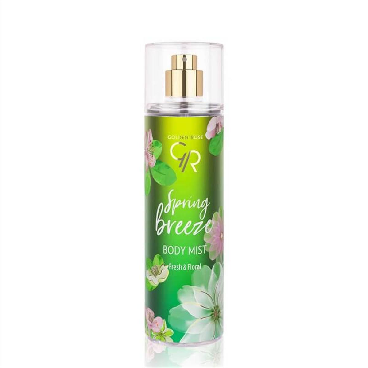 GOLDEN_ROSE_Body_Mist_Spring_Breeze_200ml-nova-para-pharmacie-maroc-prix-livraison GOLDEN ROSE Body Mist Spring Breeze 200ml Brume Corps Parfum Frais Floral Vaporisateur – Image 1