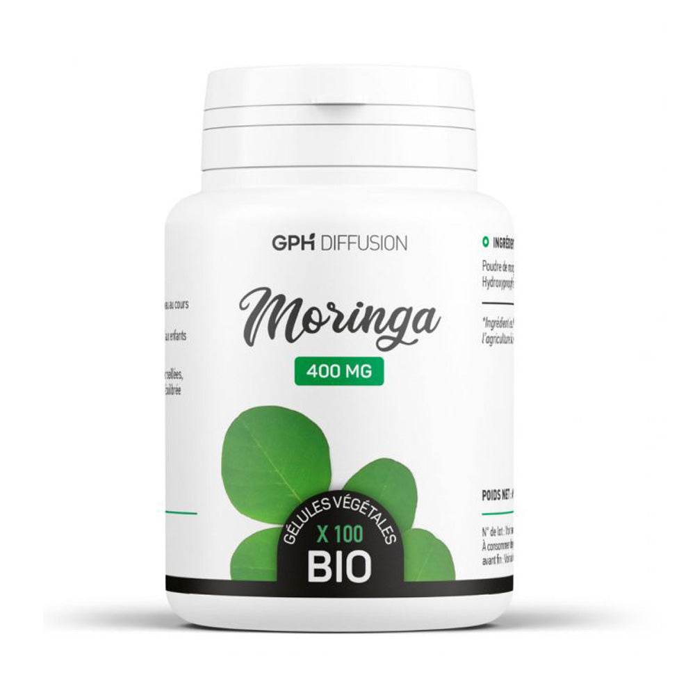 GPH-Diffusion-Moringa-400-mg-100-Gelules-prix-maroc-parapharmacie-casablanca-1 GPH Diffusion Moringa 400 mg – Image 1
