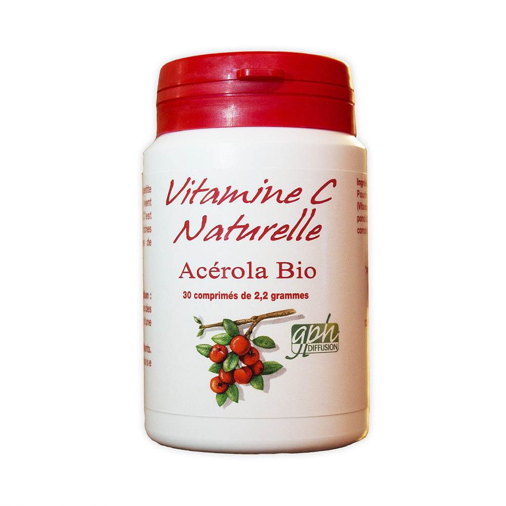 GPH-Diffusion-Vitamine-C-Acerola-Bio-30-Comprimes-nova-parapharmacie-casablanca-2 GPH Diffusion Vitamine C Acérola Bio 30 Comprimés – Image 1