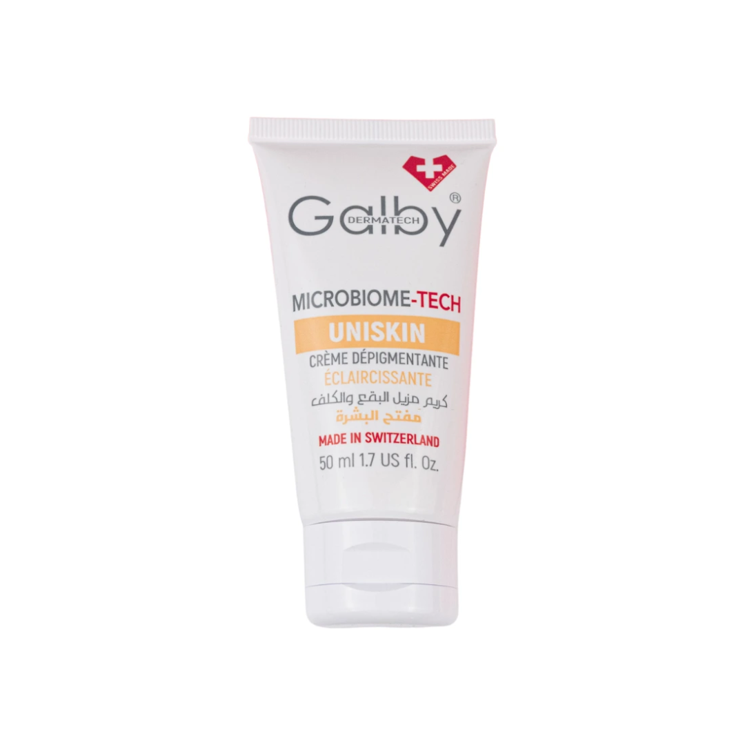 Galby-Dermatech-Uniskin-Creme-Depigmentante-Eclaircissante-50ml-nova-para-pharmacie-maroc-prix-livraison Galby Dermatech Uniskin Crème Dépigmentante Éclaircissante Teint Unifié 50ml - photo 3
