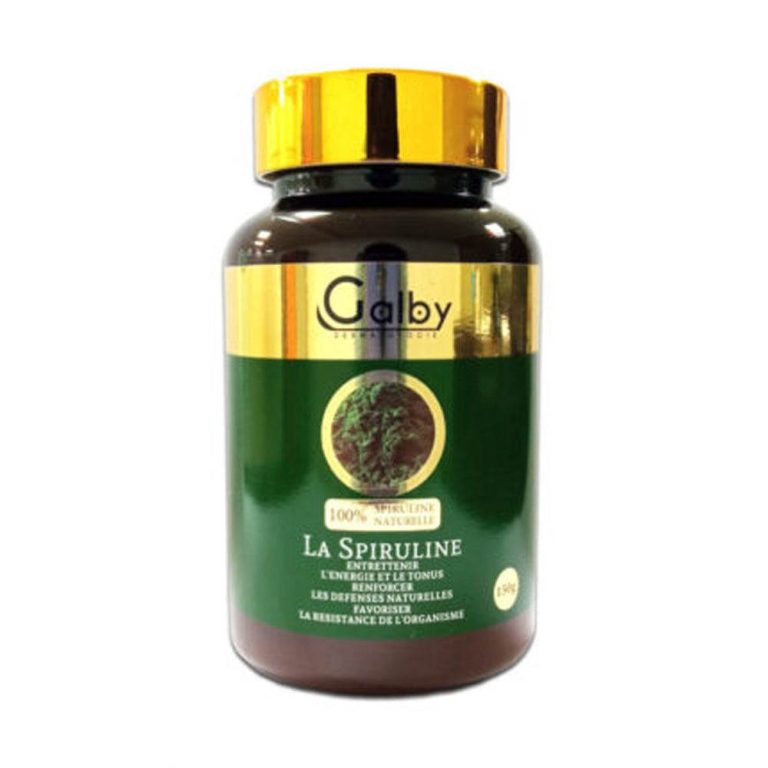 Galby Spiruline Poudre 150g Énergie Vitalité Fer Naturel Complément Alimentaire - photo 3