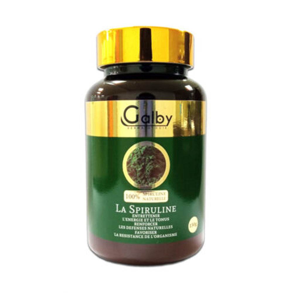 Galby-Spiruline-Poudre-150gr-nova-parapharmacie-casablanca-2 Galby Spiruline Poudre 150g Énergie Vitalité Fer Naturel Complément Alimentaire – Image 1