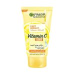 GARNIER SkinActive Crème Gommante Fast Bright Vitamine C 50ml Exfoliant Visage Anti-Taches Éclat Uniforme Grain de Peau Affiné