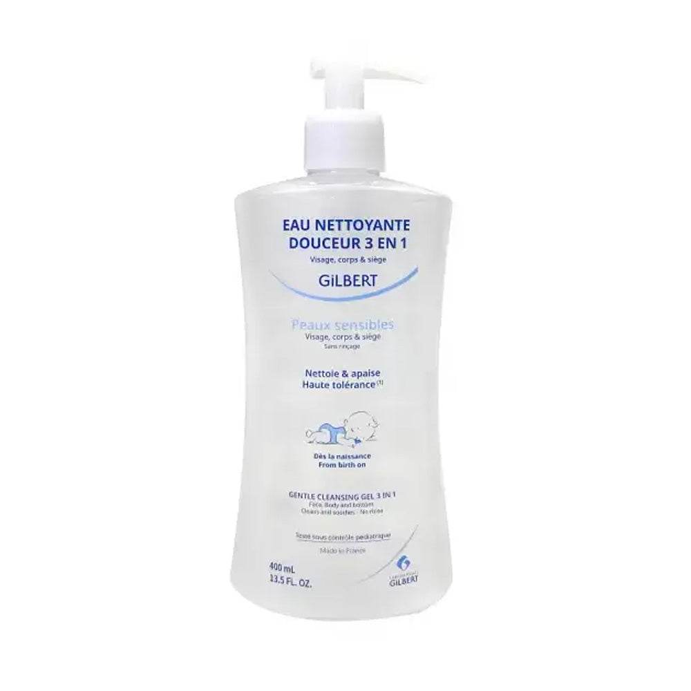Gilbert-Eau-Nettoyant-Douceur-3en1-Bebe-1L-novaparapharmacie-maroc Gilbert Eau Nettoyant Douceur 3en1 Bébé – Image 1