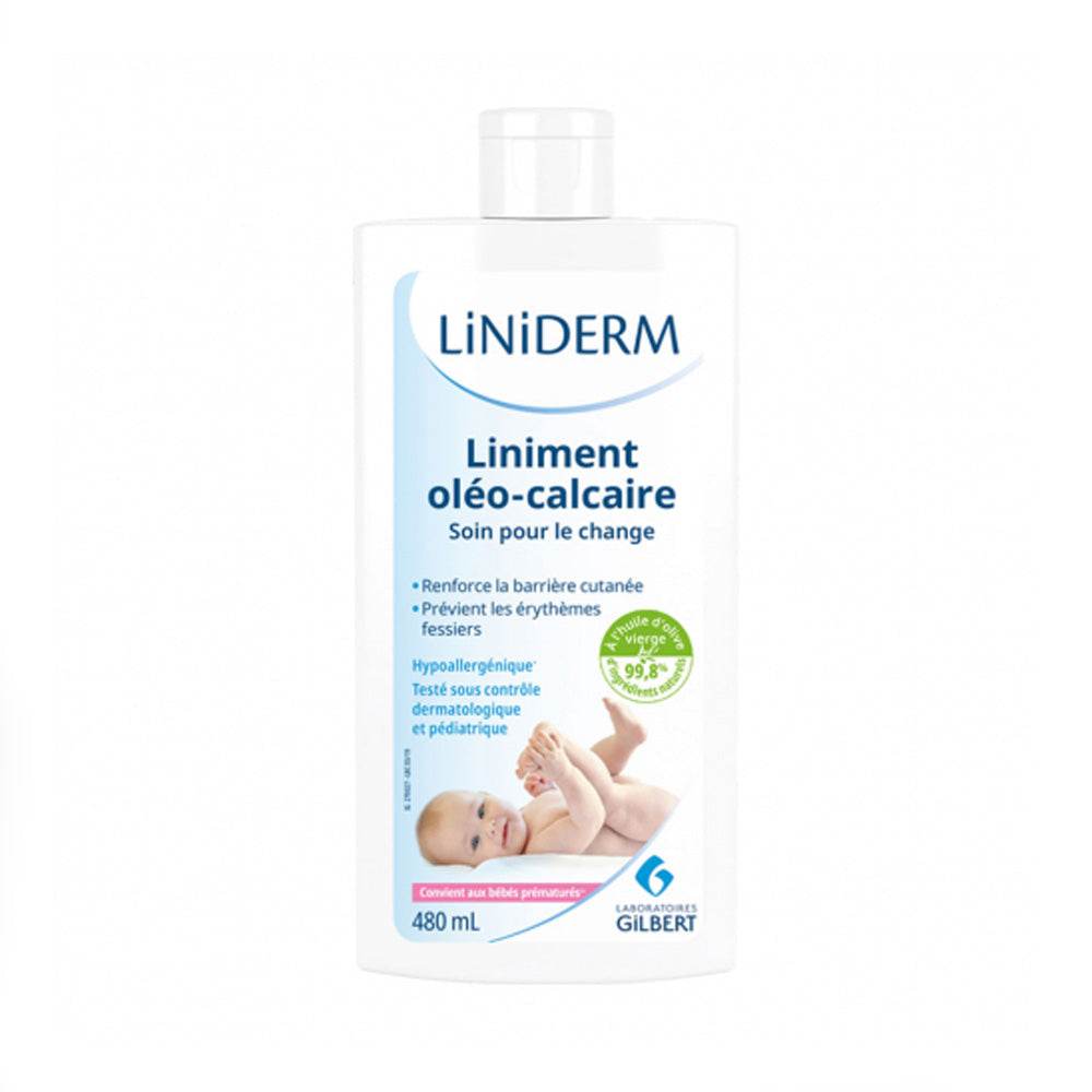 Gilbert-Liniderm-Liniment-Oleo-Calcaire-Pompe-480ml-nova-parapharmacie-casablanca Gilbert Liniderm Liniment Oléo-Calcaire Pompe 480ml – Image 1