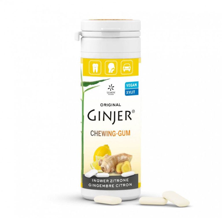 Ginjer Chewing-Gum Citron 30g