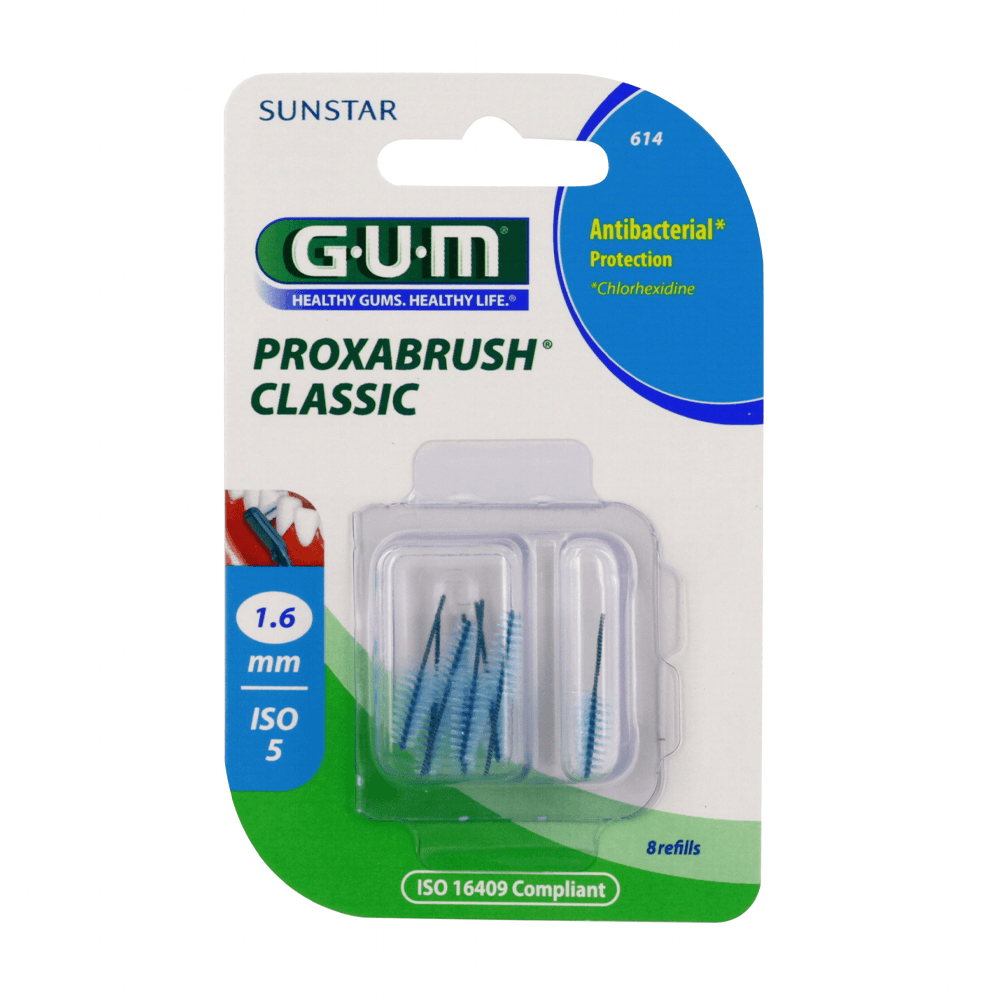 Gum-PROXABRUSH-CLASSIC-Brossette-Interdentaire-1_9mm-_614_-nova-parapharmacie-maroc Gum PROXABRUSH CLASSIC Brossette Interdentaire 1,9mm (614) – Image 1