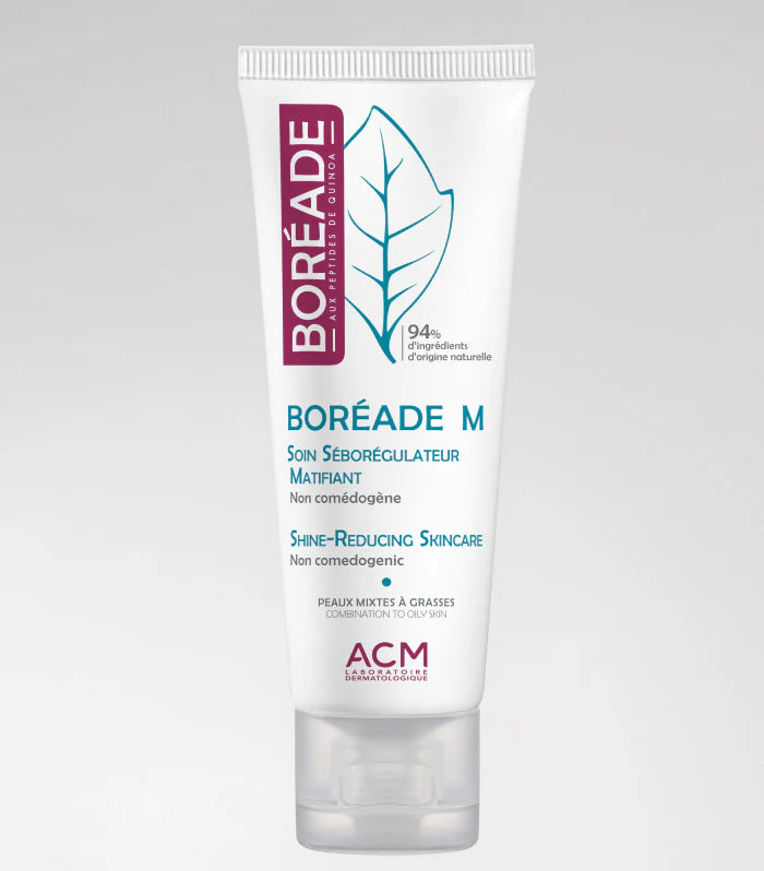 HEROIMAGE-BOREADEM-nova-para-pharmacie-maroc-prix-livraison ACM Boréade M Soin Séborégulateur Matifiant 40ml Peaux Mixtes Grasses Contrôle Sébum Anti-Brillance Hydratation – Image 1