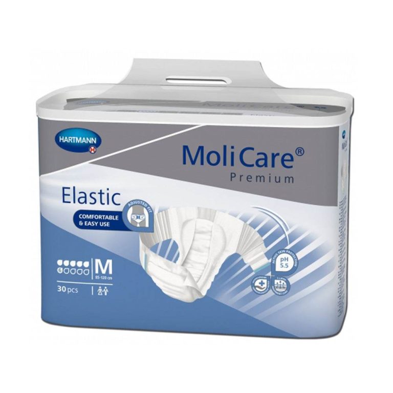Hartmann Molicare Couches Elastic 6 Gouttes Jour 30 Pièces
