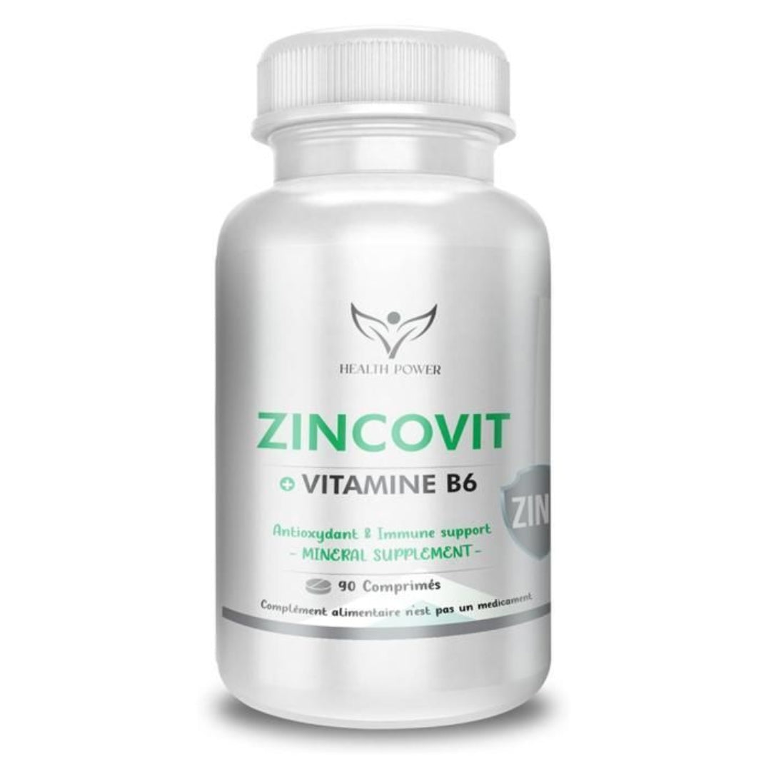 Health-power-ZincoVit-90-cps-nova-para-pharmacie-maroc-prix-livraison-1 HEALTH POWER ZincoVit 90 Comprimés Complément Alimentaire Zinc Vitamine C Immunité Vitalité – Image 1