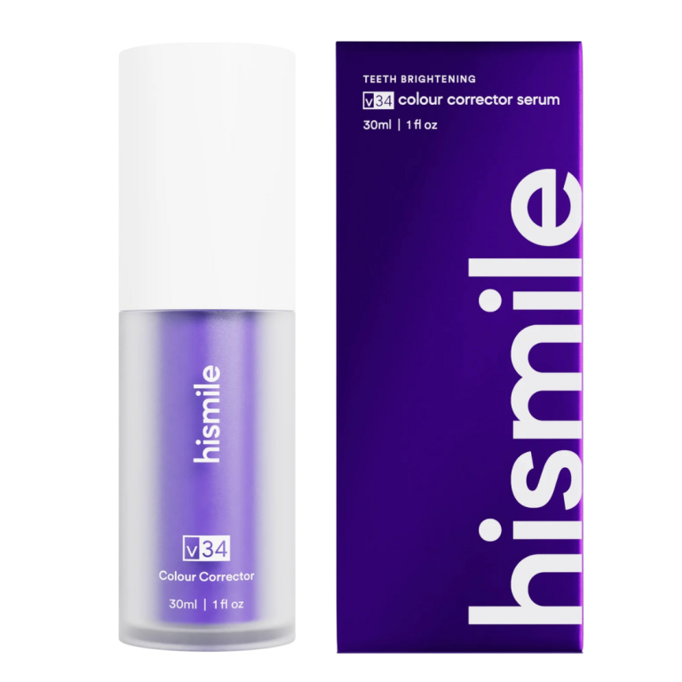 HISMILE V34 Colour Corrector Serum 30ml Correcteur Teinte Violet Blancheur Instantanée Éclat