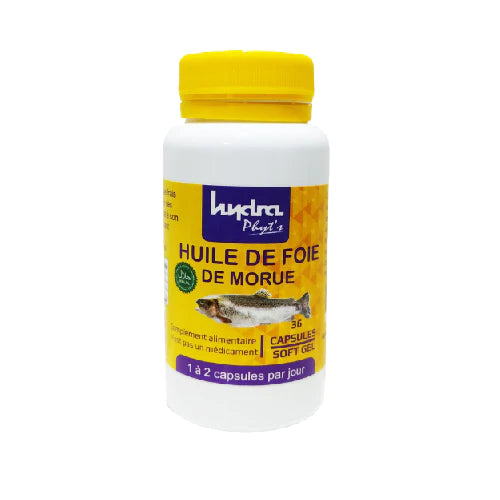 Hydra-phyt_s-huile-de-foie-de-morue-36-capsules-paramaroc_500x_f561fda1-b376-4d26-903f-609f79c0c095-1 Hydra Premium Huile de Foie de Morue 60 Gélules - Oméga 3 Vitamines A & D – Image 1