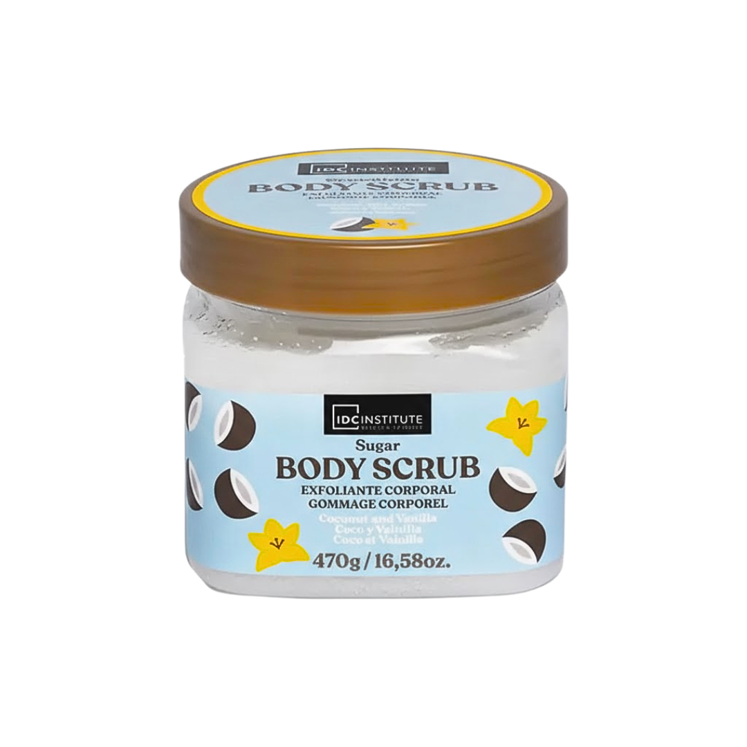 IDC-Institute-Gommage-Corps-Au-Sucre-CocoVanille-470g-nova-para-pharmacie-maroc-prix-livraison IDC INSTITUTE Gommage Corps Sucre Coco Vanille 470g Exfoliant Hydratant Peau Douce – Image 1
