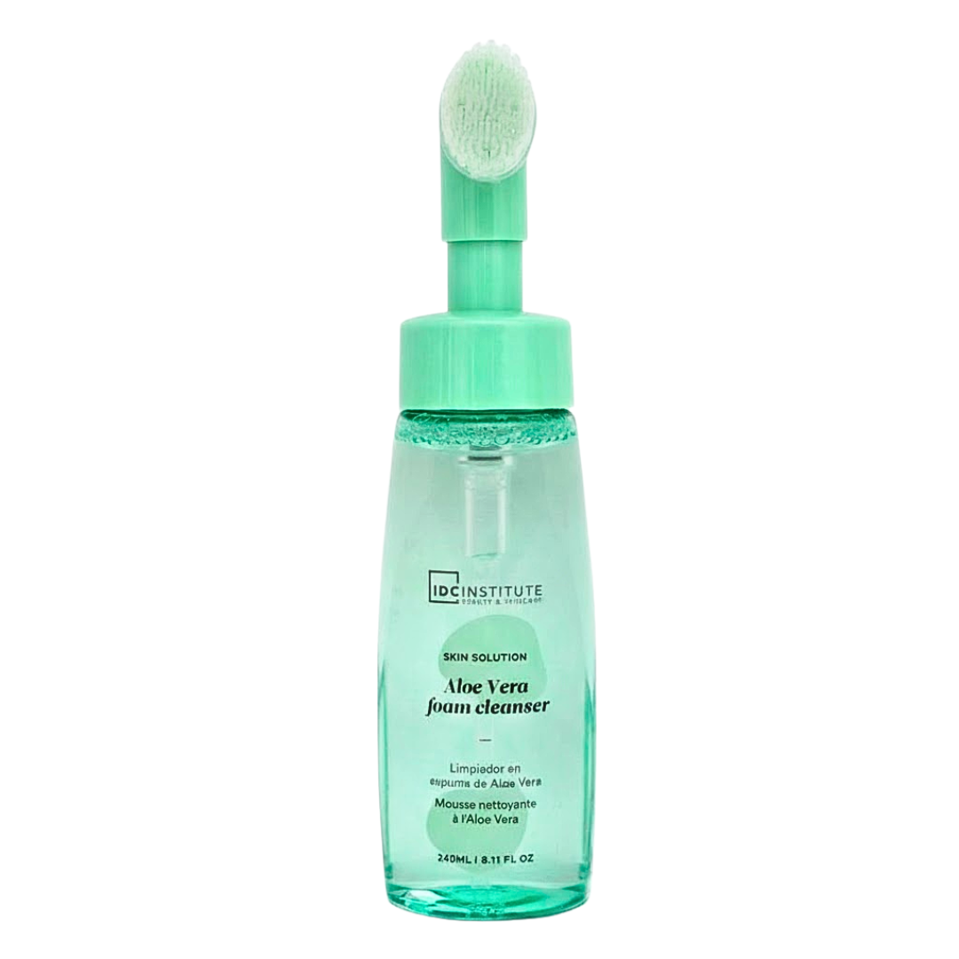 IDC-Institute-Mousse-Nettoyante-Avec-Exfobrush-Aloe-Vera-nova-para-pharmacie-maroc-prix-livraison IDC INSTITUTE Mousse Nettoyante Exfobrush Aloe Vera Nettoyage Exfoliation Brosse – Image 1