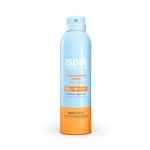 ISDIN Fotoprotector Transparent Spray Wet Skin SPF50 250ml Peau Mouillée Transparent Résistant Eau