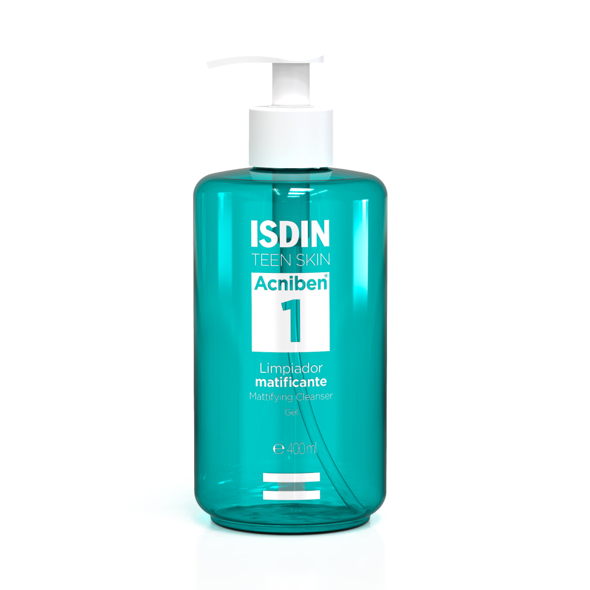 ISDIN_Acniben_Gel_Nettoyant_Matifiant_400m-nova-para-pharmacie-maroc-prix-livraison-1 ISDIN Acniben Gel Nettoyant Matifiant 400ml Peaux Grasses Imperfections Nettoyage Purifiant – Image 1