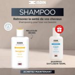 ISDIN Shampooing Nutradeica Dry Dandruff 200ml Anti-Pelliculaire Cheveux Secs Nourrissant Apaisant Cuir Chevelu Équilibré + Shampooing Daylisdin 100ml