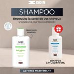 ISDIN Shampooing Nutradeica Oily Dandruff 200ml Anti-Pelliculaire Cheveux Gras Sébum Régulé Cuir Chevelu Sain + Shampooing Daylisdin 100ml