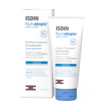 ISDIN Nutratopic Pro-AMP Crème Émolliente 200ml Soin Corps Peau Atopique Intensive Hydratation Profonde