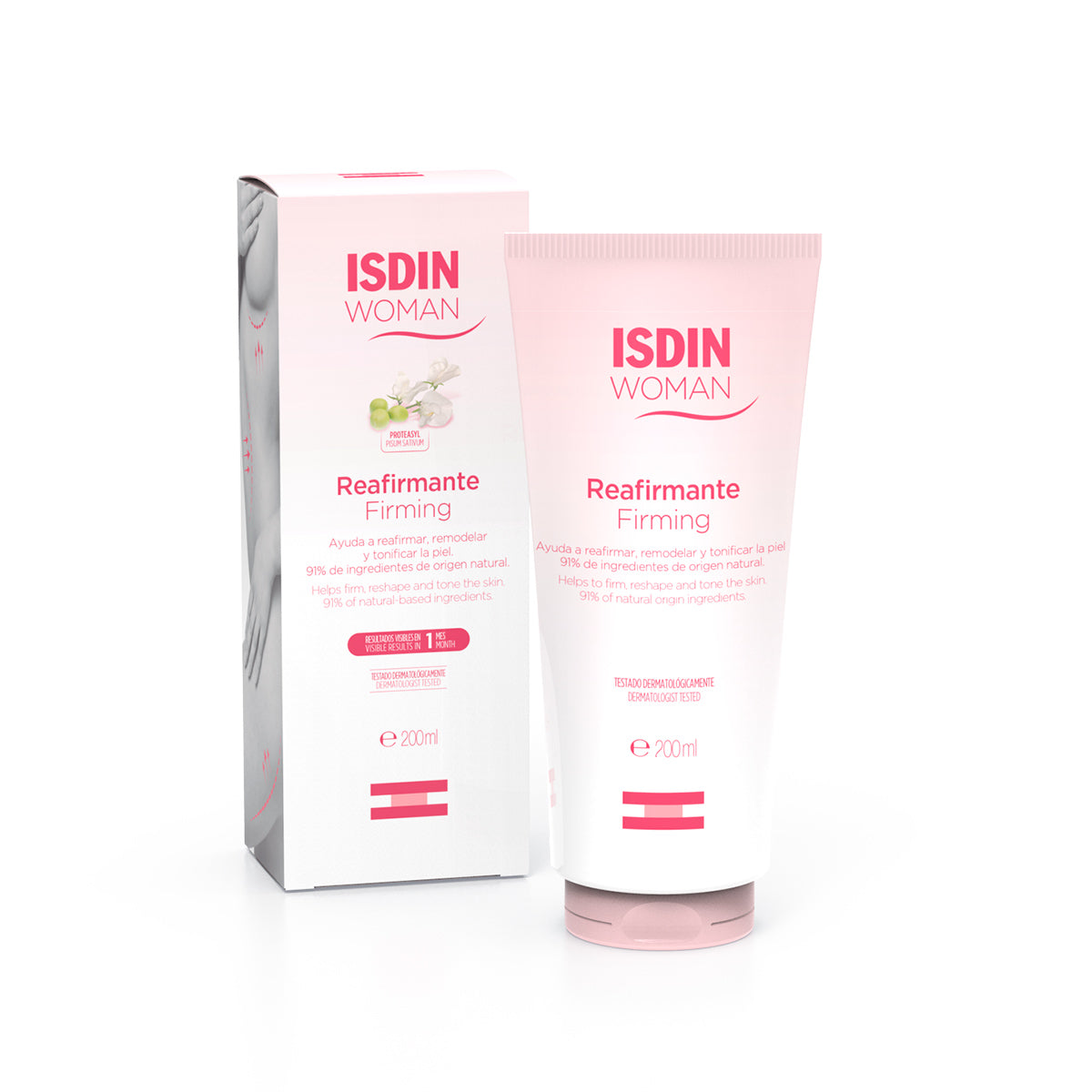 ISDIN_Woman_Cr_me_Raffermissante_200ml-nova-para-pharmacie-maroc-prix-livraison-1 ISDIN Woman Crème Raffermissante 200ml Fermeté Élasticité Corps Femme – Image 1