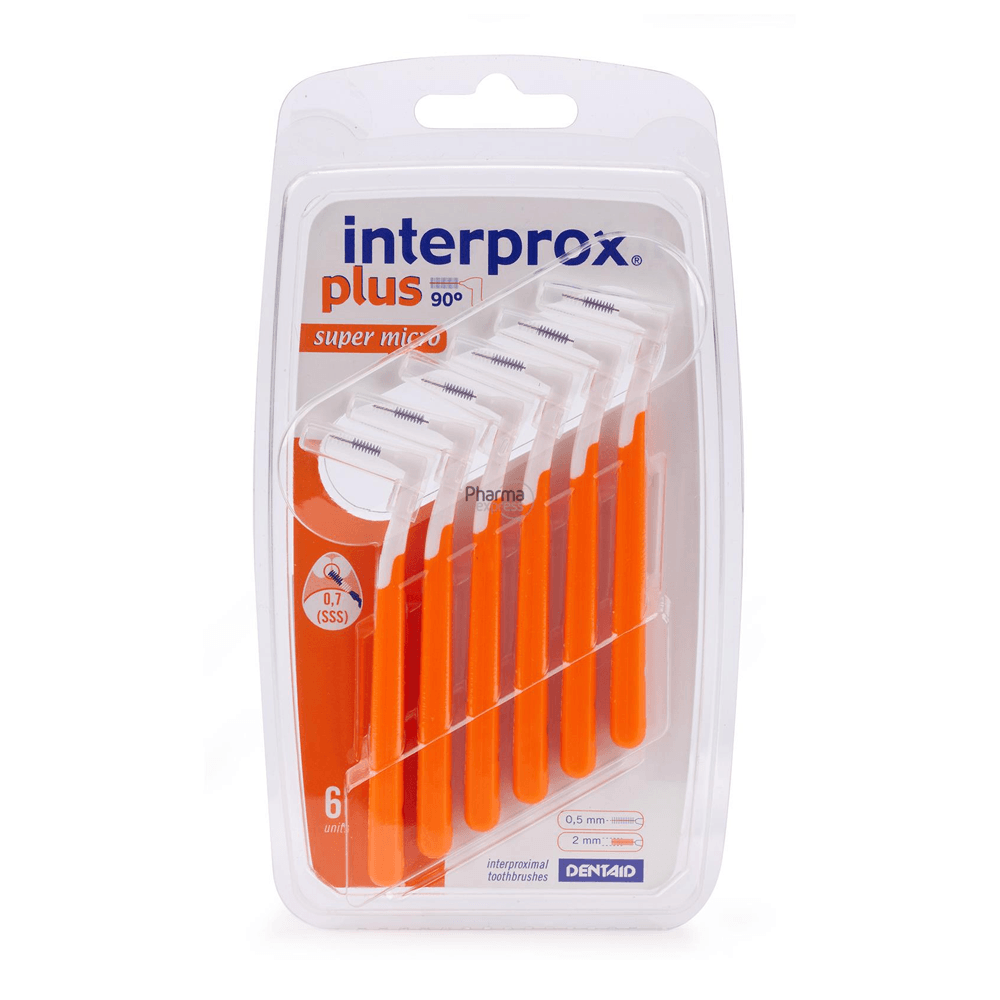 Interprox-Plus-Super-Micro-Brosse-Interdentaire-0.7-Orange-6-Pieces-nova-parapharmacie-maroc Interprox Plus Super Micro Brosse Interdentaire 0.7 Orange 6 Pièces