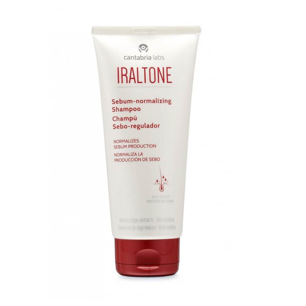 Iraltone-Shampoing-Normalisant-Sebo-Regulateur-200ml-prix-maroc-parapharmacie-casablanca-2 IRALTONE Shampoing Normalisant Sébo-Régulateur 200ml Cheveux Gras Purifiant Matifiant Usage Fréquent - photo 3